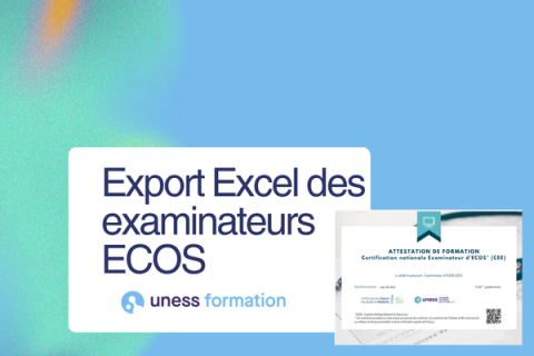 Export Excel des examinateurs ECOS