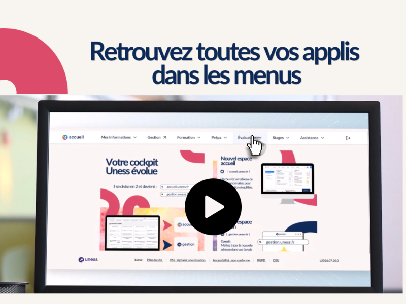 Vidéo nouvel espace Uness