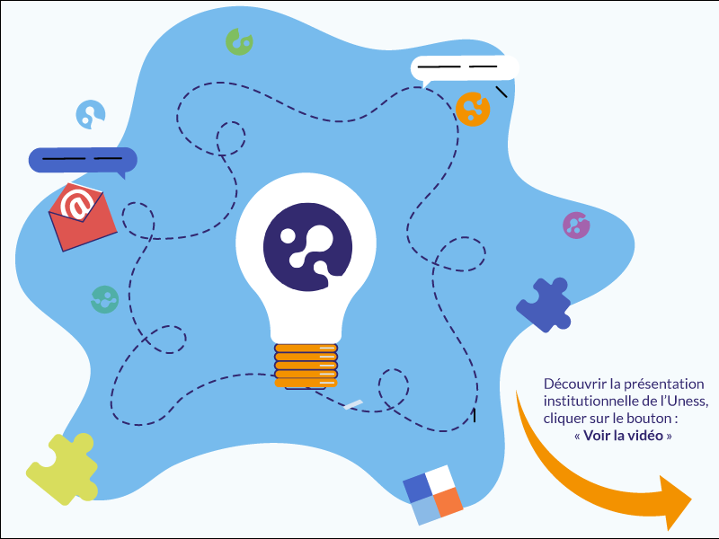 visuel pour présenter la vidéo institutionnelle Uness